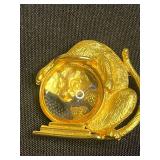 Super Cool VTG Collection of Cat Pins/Brooches Inc Gold-Tone Cat Crown Parure