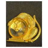 Super Cool VTG Collection of Cat Pins/Brooches Inc Gold-Tone Cat Crown Parure