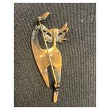 VTG Assortment of Cool Cat Pins Inc Crown & Green Eyes
