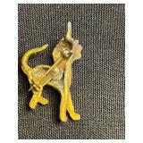 VTG Assortment of Cool Cat Pins Inc Crown & Green Eyes