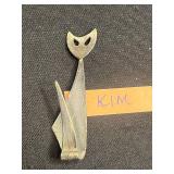 VTG Monet & JJ Vintage Cat Gold-Tone Brooches & Mixed More Cat Motifs