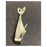VTG Monet & JJ Vintage Cat Gold-Tone Brooches & Mixed More Cat Motifs
