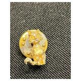 Vintage Costume Brooch Lot - Cats!! Inc Trifari