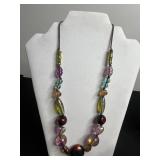 Avon Sterling Ring, - Colorful Bead Necklaces, Turquoise Scarf Clasp & Sterling Ring