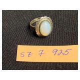 Avon Sterling Ring, - Colorful Bead Necklaces, Turquoise Scarf Clasp & Sterling Ring