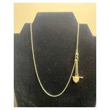 Sterling Turquoise Rings & Gold-Tone Chain Necklace - Vintage Jewelry Set