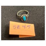 GF JGF Peacock Locket, 925 Rings (1 Turquoise), Chico Silver Tone Belt, Silver Tone Necklace w Heart Pendant & More!