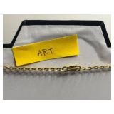 ART Gold-Tone Necklace with Crescent Pendant & Colorful Drops; 925 Ring, Bracelet w Ethiopian Opals & More!!