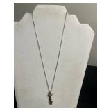 Vintage Jewelry Set: 2 Necklaces with Ornate Pendants, Tassel Drop & Floral Charms, 12K GF Chain w Floral Locket, Bunny Pin & More!