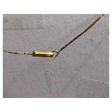 VTG Necklace Set: Silver Tone Bar Pendant Necklace, & Gold Tone Floral Crystal Pendant, Pink Gem Stone Pendant, Orange Pendant in Travel Bag