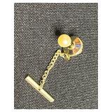 Gold-Tone Nautical Anchor Pin Set inc Vogue Fish on Rod Pin & More!