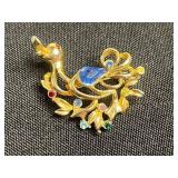 Faux Pearl Pendant Necklace w Matching Earrings, Minneapolis Letter Bracelet - Gold-tone Chain with Minnesota State Charm & Gemstone Chicken Pin