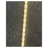 Necklace - 925 Chain w CZ Pendant Purple Gem Cluster, Gold Tone Rope Chain Necklace, Cuff Bracelets Inc ART