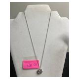 Necklace - 925 Chain w CZ Pendant Purple Gem Cluster, Gold Tone Rope Chain Necklace, Cuff Bracelets Inc ART
