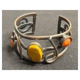 Necklace - 925 Chain w CZ Pendant Purple Gem Cluster, Gold Tone Rope Chain Necklace, Cuff Bracelets Inc ART