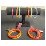 Bangles - Colorful Acrylic Bangles in 2 Sets of Indeed Bracelets