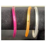 Bangles - Colorful Acrylic Bangles in 2 Sets of Indeed Bracelets