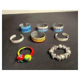 Souvenir Bracelets w Assorted Colorways Inc Minnesota & Grand Canyon Themes