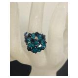 Beaded Jewelry Collection - Inc Necklace with Pendant, Bracelets & Ring in Display Case