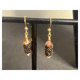 Beaded Jewelry Collection - Inc Necklace with Pendant, Bracelets & Ring in Display Case
