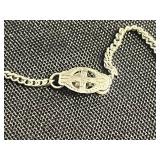 Mercury Dime Pendant Necklace - 1935 Liberty Head in Rope-Bezel