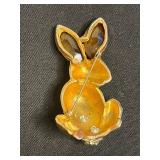 St. Paul Police Badge Pin & Gold-Tone Fairy & Bunny Brooches Inc Sarah Coventry & More Vintage Jewelry