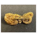 St. Paul Police Badge Pin & Gold-Tone Fairy & Bunny Brooches Inc Sarah Coventry & More Vintage Jewelry