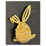 St. Paul Police Badge Pin & Gold-Tone Fairy & Bunny Brooches Inc Sarah Coventry & More Vintage Jewelry
