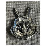 St. Paul Police Badge Pin & Gold-Tone Fairy & Bunny Brooches Inc Sarah Coventry & More Vintage Jewelry