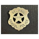 St. Paul Police Badge Pin & Gold-Tone Fairy & Bunny Brooches Inc Sarah Coventry & More Vintage Jewelry