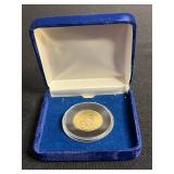 Sacagawea One Dollar Coin (2000) in Blue Velvet Presentation Case w COA