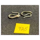 Three Pairs of Sterling Earrings, Group of Vintage Gold-Tone Earrings & Spider Stick Pin