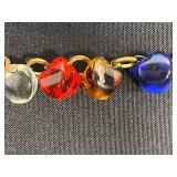 VTG Assorted Metal & Beaded Charm Bracelets & Floral Earrings - Assorted Costume Jewelry