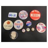Campaign Buttons & Pins Collection - Nixon 