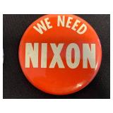 Campaign Buttons & Pins Collection - Nixon 