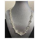 VTG Agate Bolo Tie, Gold-Tone Hobe Chain Necklace, Crystal Bead Necklace, Red Bakelite Earrings & More!