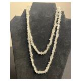 Bead Necklace Set: Rose Quartz & Clear Quartz & Aztec Calendar Replica Pendant & More!
