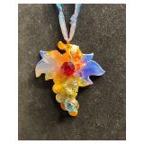 Weiss Balloon Pin, Collectible Davy Crockett Pin, Rainbow Flower Pendant Necklace & Silver Bead Chain Necklace & More!
