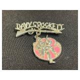 Weiss Balloon Pin, Collectible Davy Crockett Pin, Rainbow Flower Pendant Necklace & Silver Bead Chain Necklace & More!
