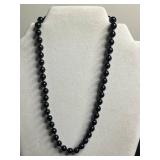 VTG Black Onyx Like Beaded Necklace w 925 Clasp, Pen Clip, Gold Tone Heart Bangel Bracelet, Scout Pins & More!