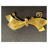 Gold-Tone Geometric Pin and Brooch Set, Black Glass Beads Necklace, Crystal-Accent Necklace & Butterfly Pin