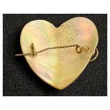Gold-Tone Double Angel Charm Brooch with Twin Cherub Pendants on Thick Chain & "M" Pins and Pendant Inc Mamselle