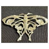 Dottie Smith Bird Pin, Eagle Pin, Owl Pin - Vintage Two-Tone Silver & Gold Bird Brooches