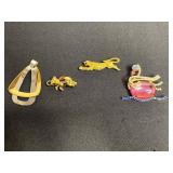 Ivania Swan Pin, BSK Tiger Pin, Monet Elephant Pin & More!