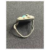 Turquoise Rings - Southwestern Style (Lot of 6) - various sizes