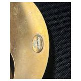 Florenza Bracelet - Gold-Tone Floral Link with Opalescent Cabochons, Faux Tortoiseshell Bracelet, Sheridan & Sandor Co Brooches