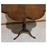 LL - Vintage Reprodux Clover-Top Tilt Table by Bevan Funnell Ltd., Newhaven