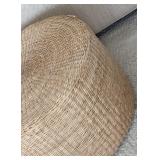 P - Beautiful Woven Footstool / Accent Table