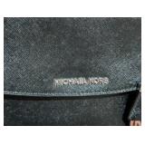 LL - Michael Kors Black Crosshatch Satchel