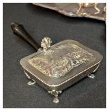 LL - Vintage Silver Plate Tea Set with Tray - Teapot